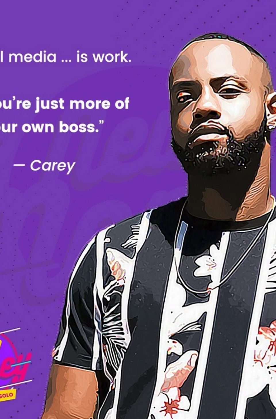 Social media ... is work.